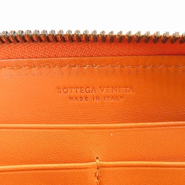 実際に弊社で買取させて頂いたBOTTEGA VENETA/ボッテガヴェネタ イントレチャート/イントレ ラウンドジップ ロングウォレット/長財布の画像 4枚目