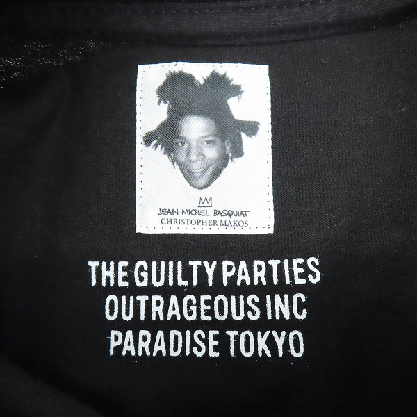 実際に弊社で買取させて頂いたWACKO MARIA/ワコマリア JEAN-MICHEL BASQUIAT/CREW NECK T-SHIRT/Tシャツ/Lの画像 2枚目