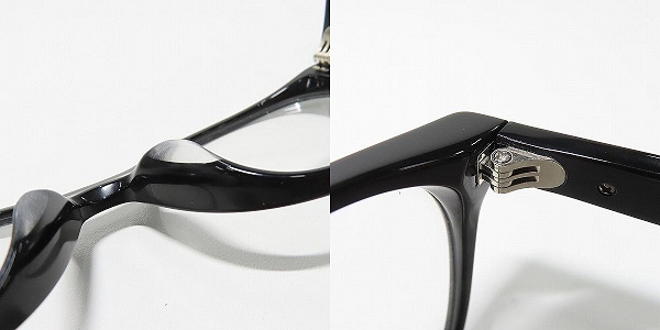 実際に弊社で買取させて頂いた(3)PRADA JOURNAL/プラダ ジャーナル メガネフレーム アイウェア VPR07T-F ブラックの画像 4枚目