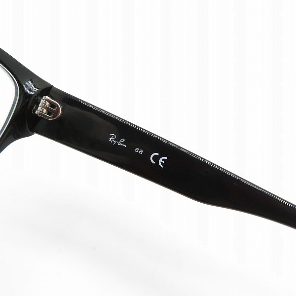 実際に弊社で買取させて頂いたRay-Ban/レイバン スクエア型 アイウエア/メガネフレーム RB5220 2000の画像 5枚目