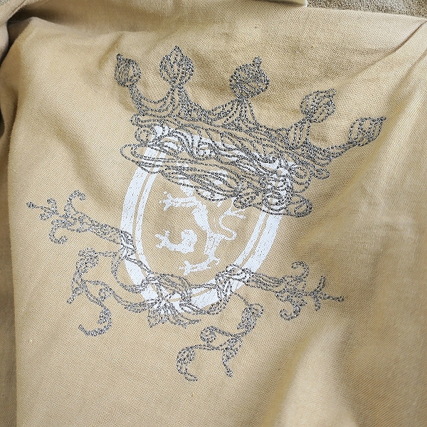 実際に弊社で買取させて頂いたDIESEL/ディーゼル 襟ボア ヌバック/バックスキン レザージャケット A62226170/Mの画像 5枚目