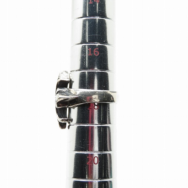 実際に弊社で買取させて頂いたCRAZY PIG/クレイジーピッグ クロス リング/指輪 18号の画像 9枚目