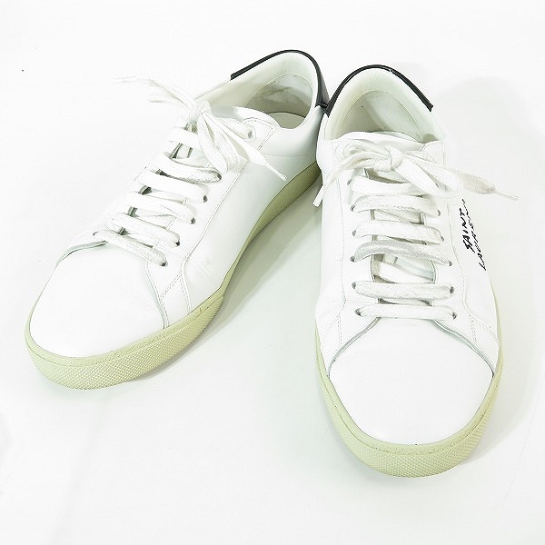 実際に弊社で買取させて頂いたSAINT LAURENT PARIS/サンローランパリ レザースニーカー 610685/41