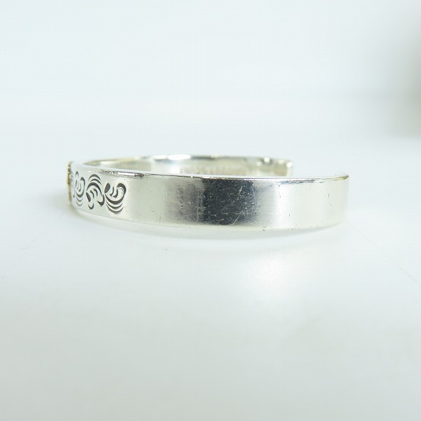 実際に弊社で買取させて頂いたFIRST ARROWS/ファーストアローズ K18メタル付き 唐草バングル の画像 2枚目