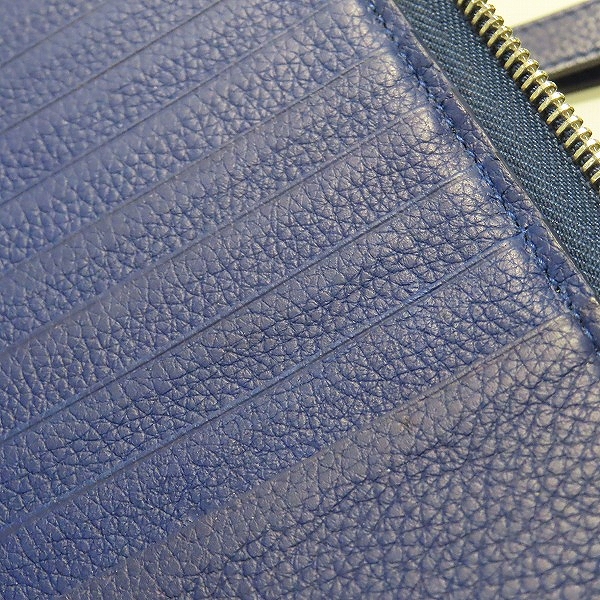 実際に弊社で買取させて頂いたDior Homme/ディオールオム 2ラウンドジップ ウォレット/財布の画像 6枚目