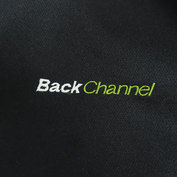 実際に弊社で買取させて頂いたBack Channel/バックチャンネル トラックジャケット ロゴ刺繍 Mの画像 3枚目