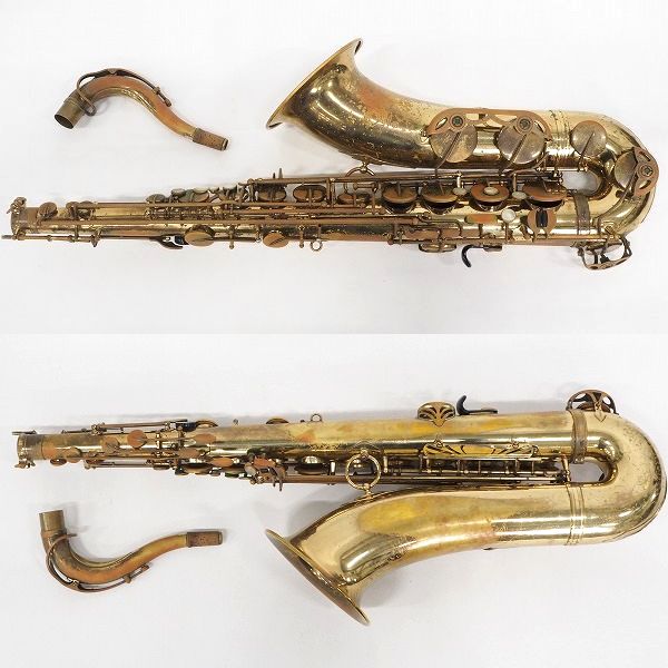 実際に弊社で買取させて頂いた★【使用感有り】Selmer/セルマー テナーサックス MARK VI/マーク6 シリアル22万番台 1974年製 彫刻無し ケース付の画像 1枚目