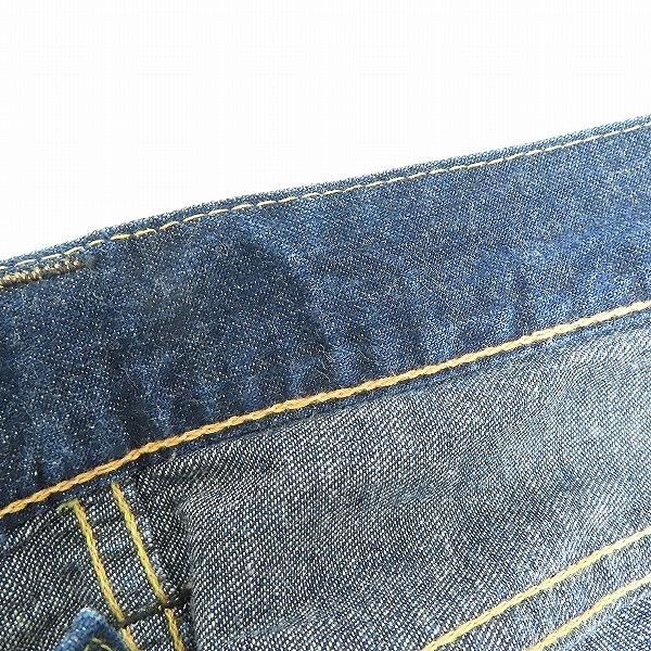 実際に弊社で買取させて頂いた(2)SUGAR CANE/シュガーケーン サマータイム ブルーデニム 1947モデル TYPEII ショートパンツ SC52013/36の画像 7枚目