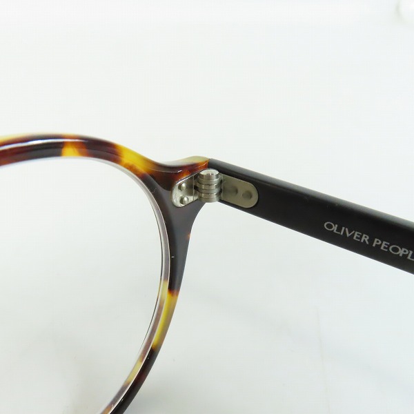 実際に弊社で買取させて頂いたOLIVER PEOPLES/オリバーピープルズ 度入り眼鏡/メガネフレーム/アイウェア 1955 雅 Limited Editionの画像 5枚目
