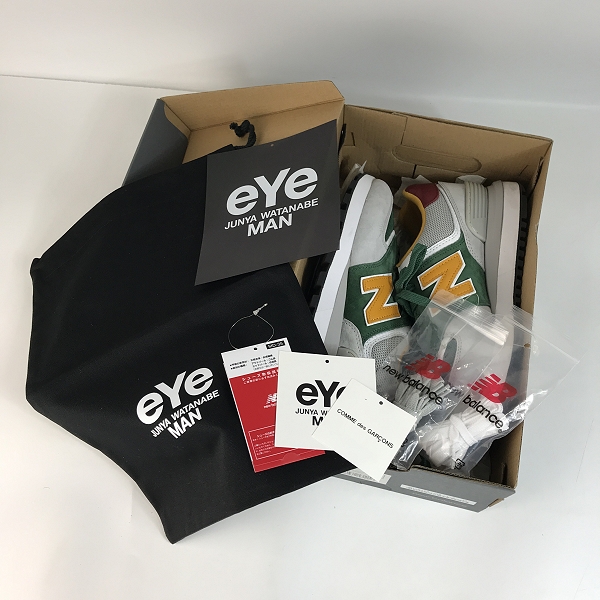 実際に弊社で買取させて頂いたnew balance×JUNYA WATANABE COMME des GARCONS/ニューバランス×コムデギャルソン スニーカー U574LGM1/27の画像 7枚目