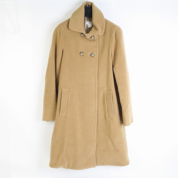 実際に弊社で買取させて頂いたBARNEYS NEWYORK/バーニーズ ニューヨーク レディース イタリア製 CAMELウールコート 38