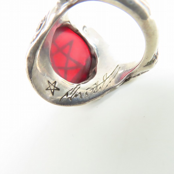 実際に弊社で買取させて頂いたALEX STREETER/アレックスストリーター サイドスター エンジェルハートリング 東京レッド/18号の画像 6枚目