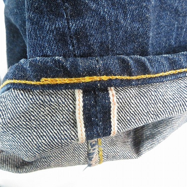 実際に弊社で買取させて頂いたTHE FLAT HEAD/フラットヘッド ストレート デニムパンツ 3001ZC /W30L34の画像 5枚目