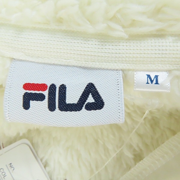 実際に弊社で買取させて頂いた【未使用】FILA/フィラ ボア ジャケット FL5644 /Mの画像 2枚目