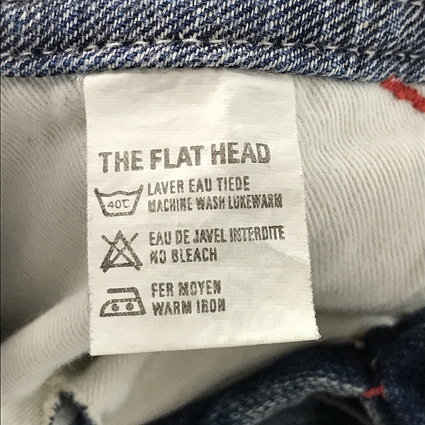 実際に弊社で買取させて頂いたTHE FLAT HEAD/フラットヘッド デニム オーバーオール/30の画像 4枚目