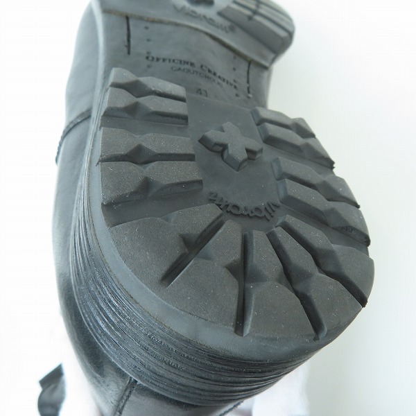 実際に弊社で買取させて頂いたOFFICINE CREATIVE/オフィチーネ クリエイティブ サイドゴアブーツ/41の画像 7枚目