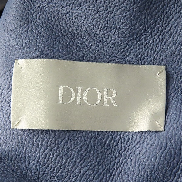 実際に弊社で買取させて頂いた【JPタグ】DIOR×PETER DOIG/ディオール×ピータードイグ 21AW ムートンロングコート 143L324A0557/48の画像 2枚目