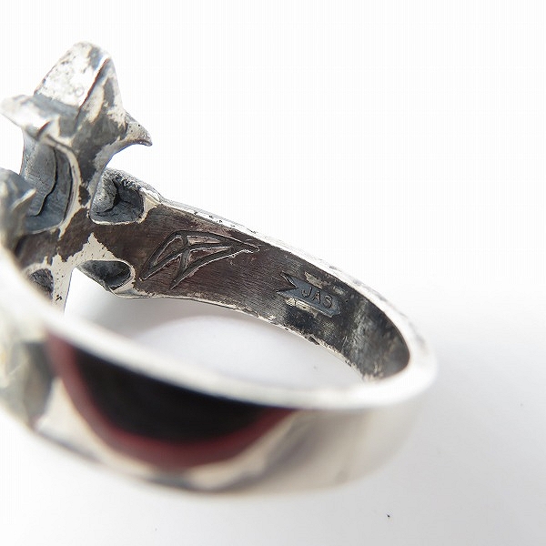 実際に弊社で買取させて頂いたCRAZY PIG/クレイジーピッグ クロス リング/指輪 18号の画像 6枚目