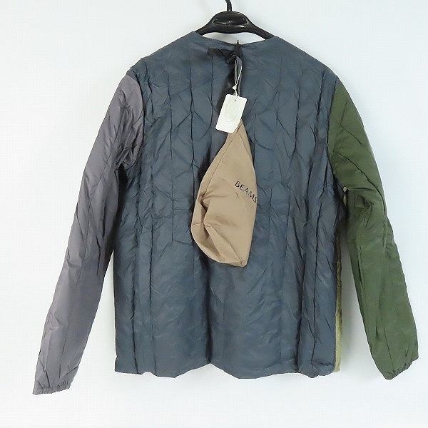 実際に弊社で買取させて頂いたBEAMS LIGHTS×TAION/ビームスライツ×タイオン リバーシブル ダウンジャケット クレイジーカラー/Lの画像 1枚目
