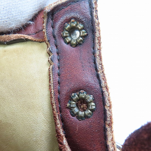 実際に弊社で買取させて頂いたRED WING/レッドウィング ヴィンテージ/ビンテージ 四角犬タグ ブーツ/9EEの画像 7枚目