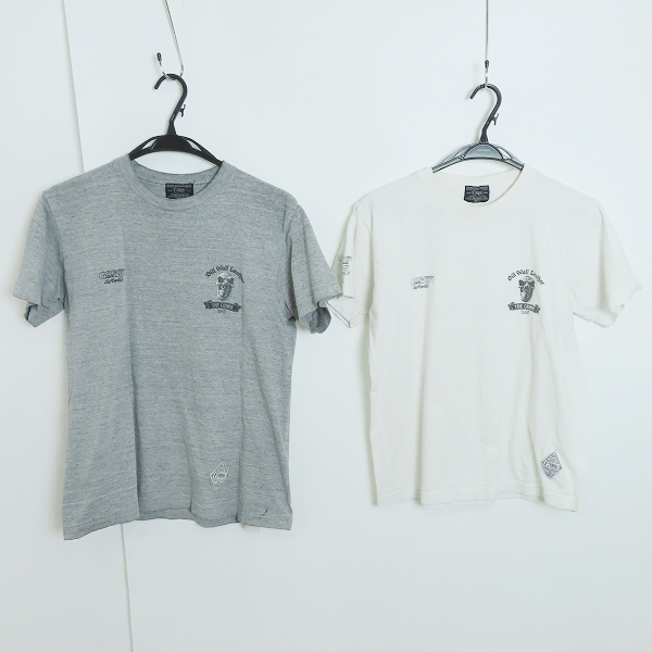 実際に弊社で買取させて頂いたBWL×THE CRIMIE/ビルウォールレザー×クライミー 半袖Tシャツ スカル 2点セット