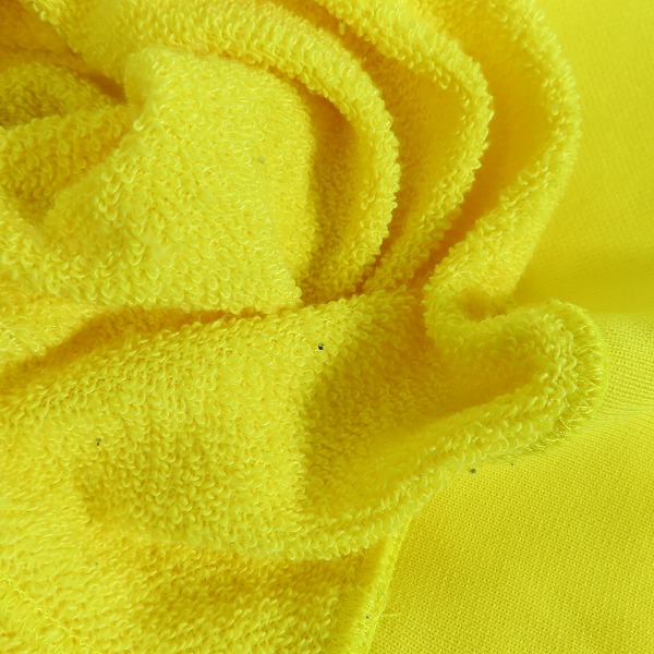 実際に弊社で買取させて頂いたBack Channel/バックチャンネル スウェット センターアーチロゴ イエロー Lの画像 7枚目