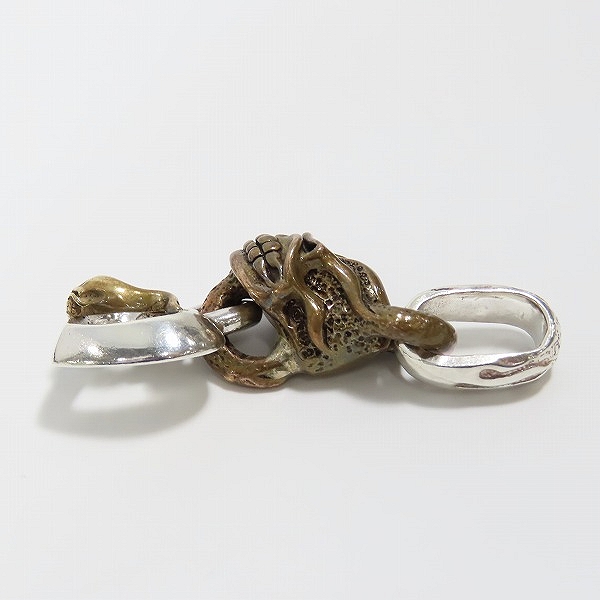 実際に弊社で買取させて頂いた【ギャラ付】STARLINGEAR/スターリンギア マイクロスカルフレーム ハートフープ ペンダントの画像 3枚目