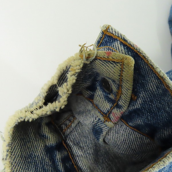 実際に弊社で買取させて頂いたLEVI'S×ROLLING STONES/リーバイス×ローリングストーンズ 90s USA製 UOODOO LOUNGE デニムジャケット 70506-0216 /42の画像 8枚目
