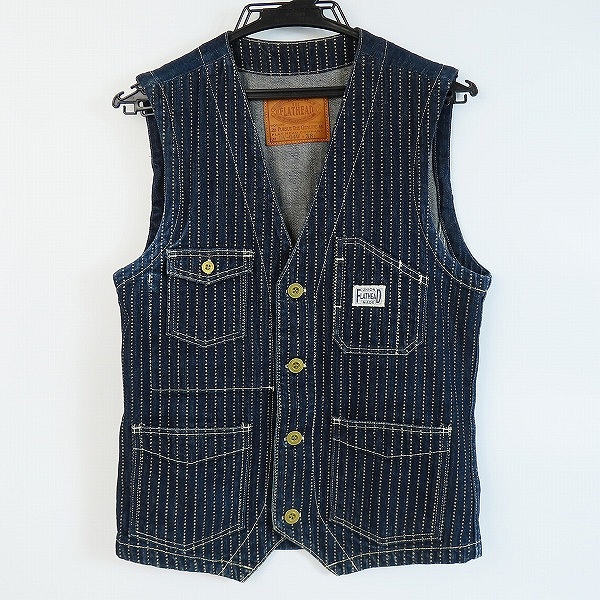 実際に弊社で買取させて頂いたFLATHEAD/フラットヘッド ワークベスト/38