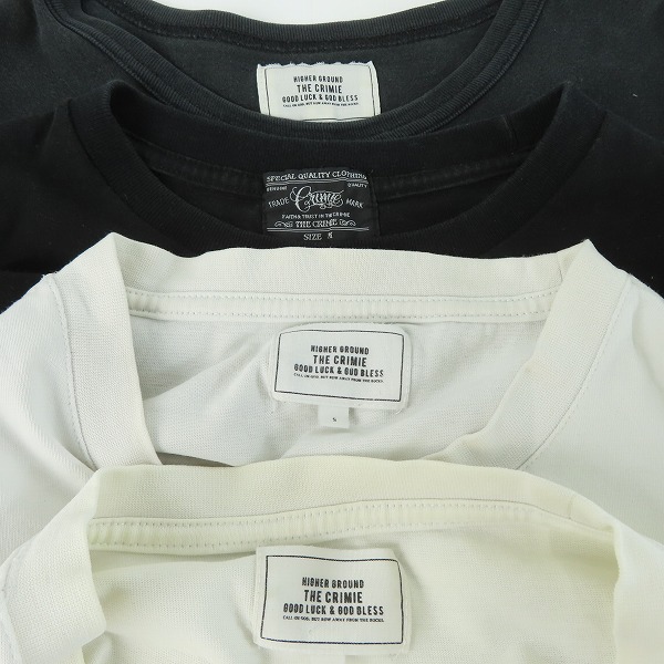 実際に弊社で買取させて頂いたTHE CRIMIE/クライミー 半袖Tシャツ 胸ポケット/CHANGE AND UNCHANGED等 4点セットの画像 2枚目
