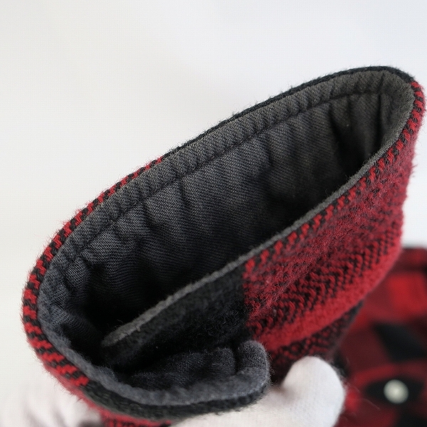 実際に弊社で買取させて頂いたTHE FLAT HEAD/フラットヘッド チェック柄 ネルシャツ HN-52W/38の画像 7枚目