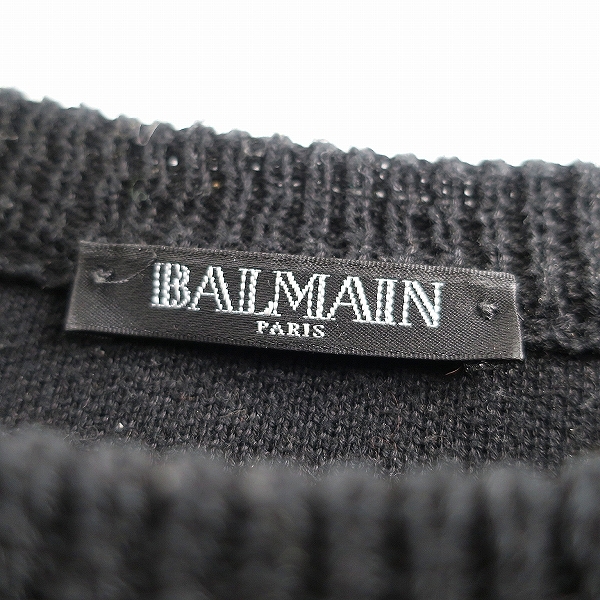 実際に弊社で買取させて頂いたBALMAN/バルマン ボーダー ニット ショルダーボタン/XSの画像 2枚目
