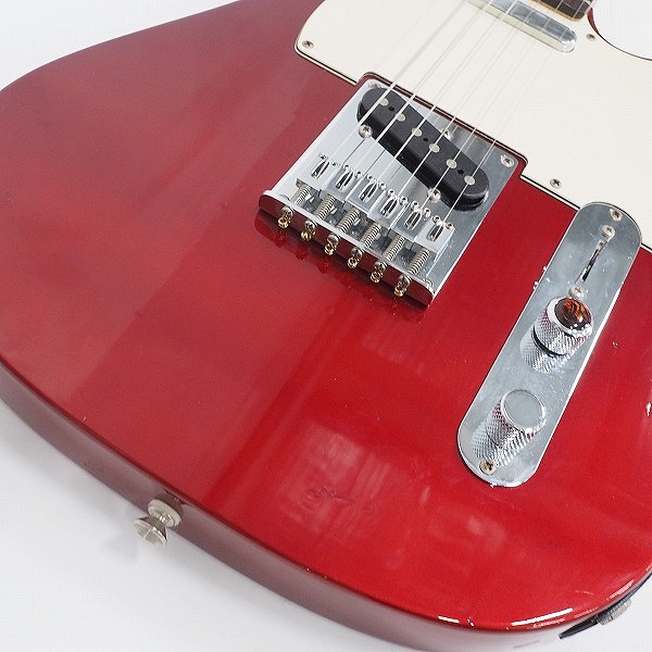 実際に弊社で買取させて頂いた★メーカー不明 テレキャスターType エレキギター ギグケース付の画像 5枚目