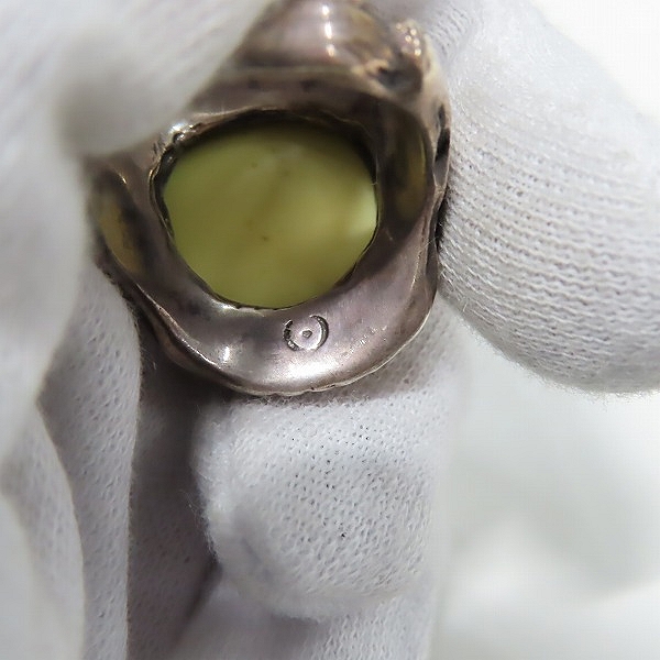 実際に弊社で買取させて頂いたALEX STREETER/アレックスストリーター エンジェルハートリング ホワイト 18.5号の画像 6枚目