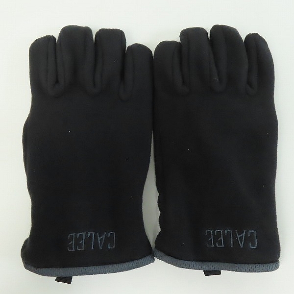 実際に弊社で買取させて頂いたCALEE/キャリー Logo embroidery fleece groves ロゴ刺繍 手袋 CL-22AW003SP/Fの画像 1枚目
