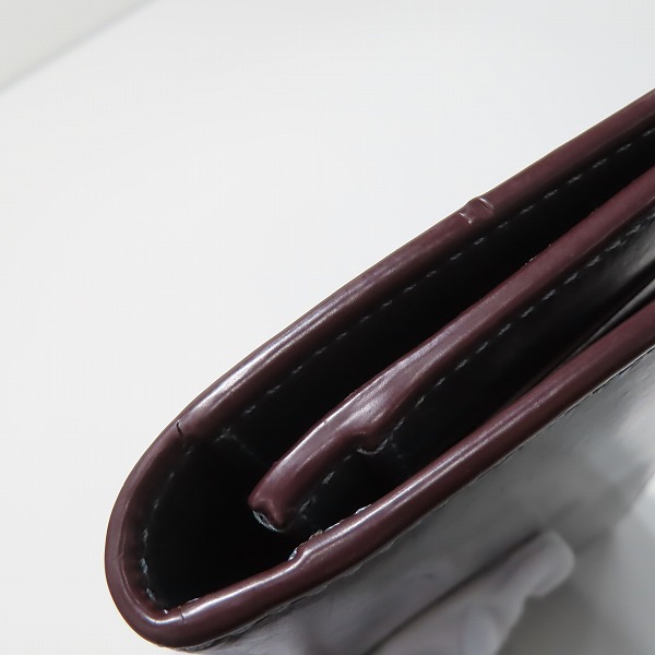 実際に弊社で買取させて頂いたcoach/コーチ 水牛レザー 55249B 二つ折り長財布 の画像 7枚目
