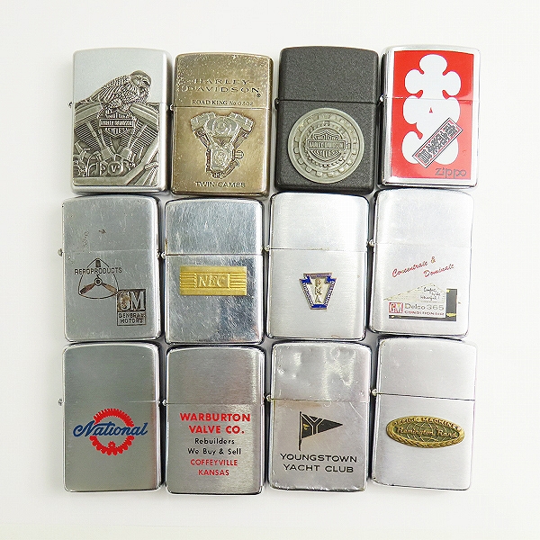 実際に弊社で買取させて頂いた【おまとめ】ZIPPO/ジッポー ハーレーダビッドソン/企業ロゴ 等 オイルライター
