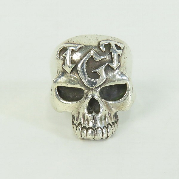 実際に弊社で買取させて頂いたTHE GREAT FROG/ザ グレートフロッグ TGF スカル リング 21号の画像 1枚目