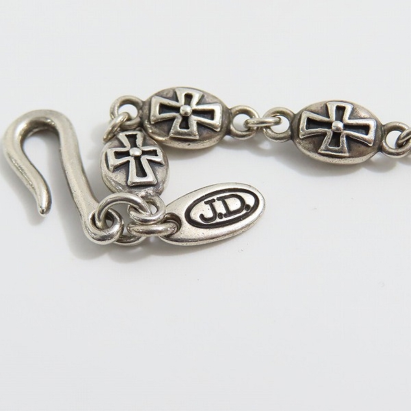 実際に弊社で買取させて頂いたJustin Davis/ジャスティンデイビス ヘビークロスチェーン ネックレス SNJ121 50cmの画像 4枚目