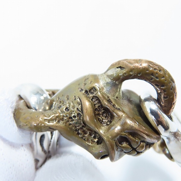 実際に弊社で買取させて頂いた【ギャラ付】STARLINGEAR/スターリンギア マイクロスカルフレーム ハートフープ ペンダントの画像 7枚目