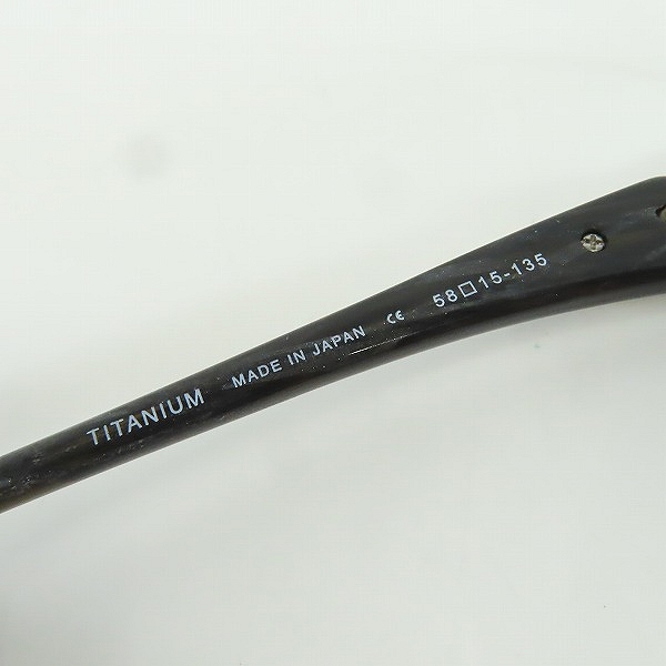 実際に弊社で買取させて頂いたSAMURAI SHO/サムライ翔 チタン 眼鏡/メガネフレーム/アイウェア SS-J22 #1の画像 7枚目