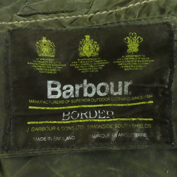 実際に弊社で買取させて頂いたBarbour/バブアー オイルド トートバッグの画像 4枚目