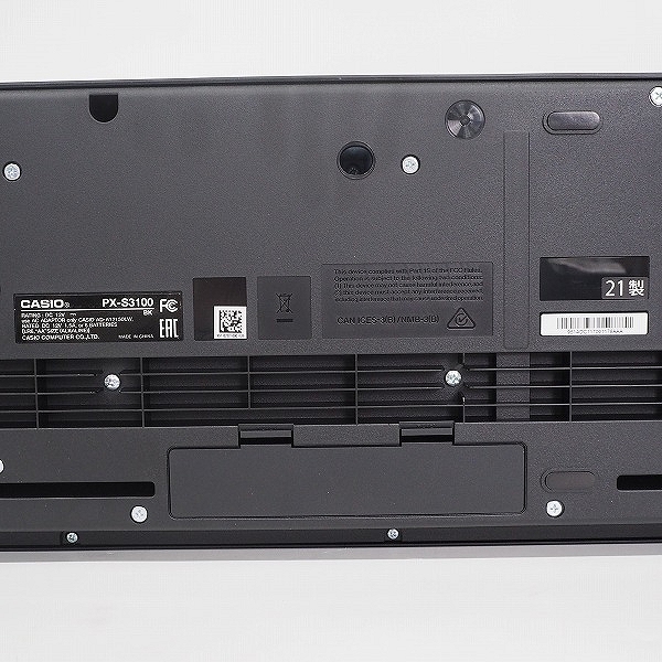 実際に弊社で買取させて頂いた★【未使用】CASIO/カシオ Privia PX-S3100BK/ブラック 電子ピアノ 2021年製 SP-34ペダルユニット・ソフトケース付の画像 4枚目