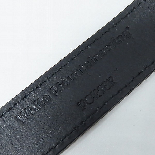 実際に弊社で買取させて頂いたWhite Mountaineering/ホワイトマウンテニアリング×PORTER/ポーター ベルト WM1773813/Freeの画像 3枚目