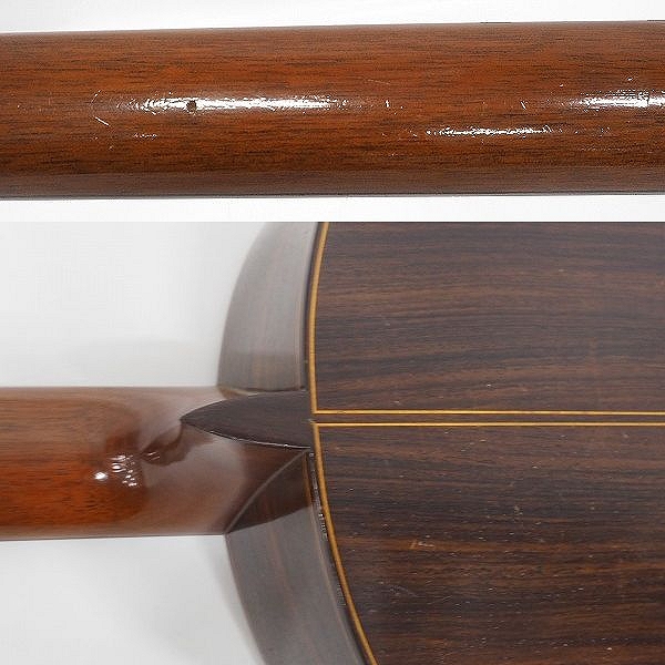 実際に弊社で買取させて頂いた★【使用感有り】Kuniharu Nobe/野辺邦治 1970 クラシックギター/ガットギター ハードケース付の画像 8枚目