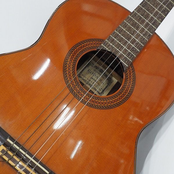 実際に弊社で買取させて頂いた★KODAIRA/小平ギター ARTIST NODEL AST-60 BASS クラシックギター/ガットギター ロングスケール(700mm)の画像 5枚目