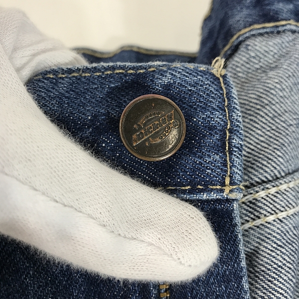 実際に弊社で買取させて頂いたDickies/ディッキーズ RELAXED FIT デニムペインターパンツ ワークパンツ/38×32の画像 7枚目