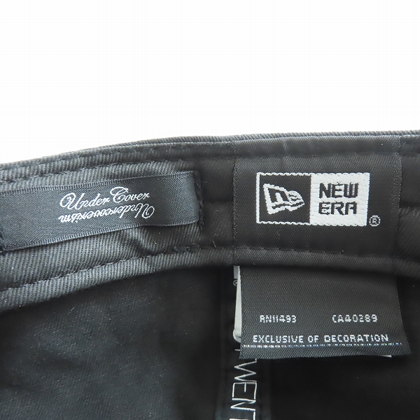実際に弊社で買取させて頂いたUNDERCOVER×NEW ERA/アンダーカバー×ニューエラ ロゴ キャップの画像 5枚目