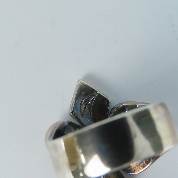 実際に弊社で買取させて頂いたCRAZY PIG/クレイジーピッグ ヘビー フレアーデリス フラットトップ リング/指輪 16号の画像 6枚目