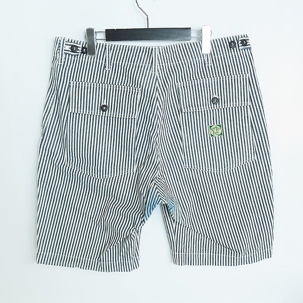 実際に弊社で買取させて頂いた(2)SUGAR CANE/シュガーケーン ヒッコリー ベイカー ショートパンツ SC51407/36の画像 1枚目